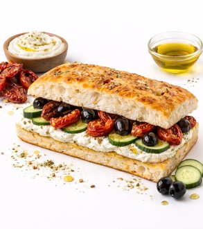 Vejetaryen Focaccia görseli