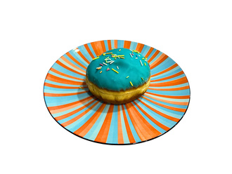 Orman Meyveli Donut görseli