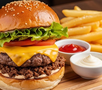 Kavurmalım Burger Menü görseli