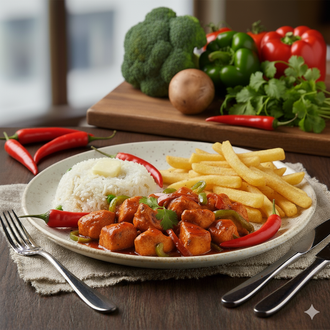 Acı Soslu Tavuk (250 G) görseli