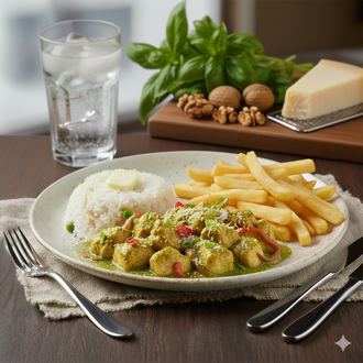 Pesto Soslu Tavuk (250 G) görseli