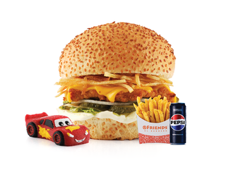 Kids Tavuk Cheese Burger Menü görseli