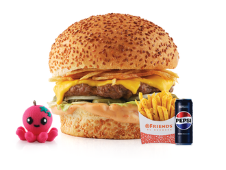 Kids Cheese Burger Menü görseli