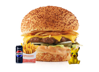 Kids Cheese Burger Menü görseli