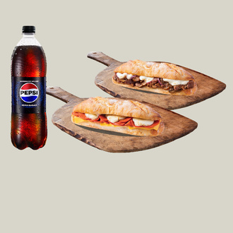 2 Adet Sandviç + Pepsi Zero Sugar (1L.) görseli