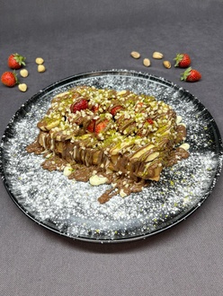 Sütlü Çikolatalı Waffle (Küçük Boy) görseli