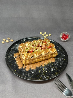 Sütlü Çikolatalı Waffle (Büyük Boy) görseli
