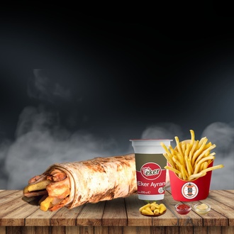 Classic Tavuk Döner Dürüm Menü görseli