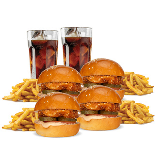 4'Lü Mini Schnıtzel Burger Sepeti görseli
