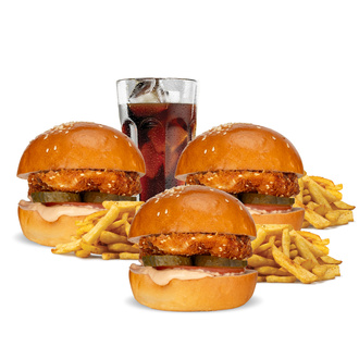 3'Lü Mini Schnıtzel Burger Sepeti görseli