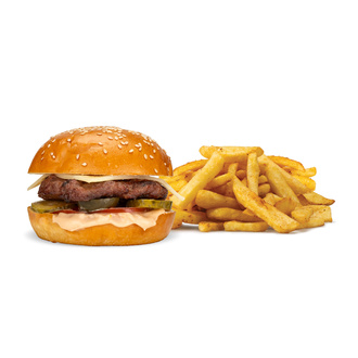 Çocuk Menüsü Meat Burger Menü görseli