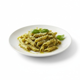 Pesto Soslu Fit Makarna görseli