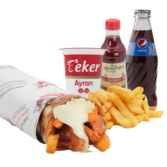 Ranch Mega Kaşarlı Tavuk Dürüm Menü görseli