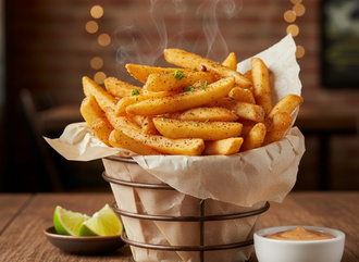 Baharatlı Patates Kızartması (Xl) 500 Gr. görseli