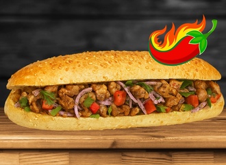 Sandviç Ekmek Arası Acılı Tavuk Tantuni (100 Gr.) görseli