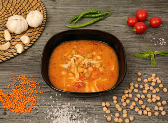 Erişteli Yeşil Mercimek Çorbası görseli