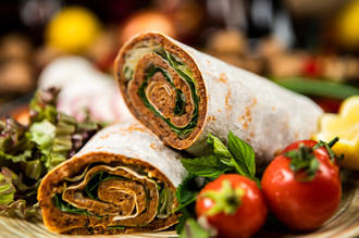 Doritoslu Cevizli Zeytinyağlı Çiğ Köfte Dürüm Mega (150 Gr.) görseli
