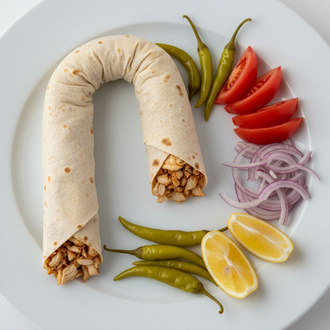 Aile Boyu 4'Lü Tavuk Tantuni Dürüm Menü görseli