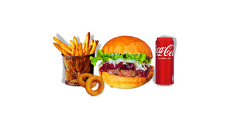 Vişneli Burger Menü görseli