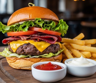 Pastırmalı Burger Menü görseli
