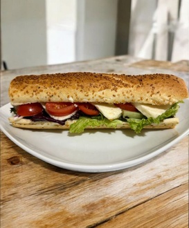 Beyaz Peynirli Baget Sandviç görseli