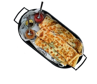 Vegan Peynirli Nane Maydanozlu Gözleme görseli