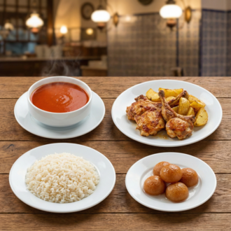 Fırın Tavuk Menü görseli