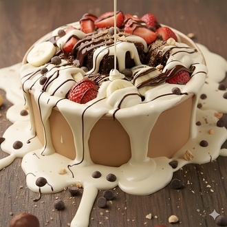 Soft Meyveli Brownie Bowl Large görseli