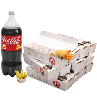 12'Li Tavuk Döner Dürüm Menü görseli