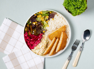 Veggy Şinitzel Bowl görseli