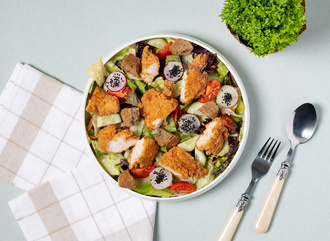 Chruncy Çıtır Tavuk Salata görseli