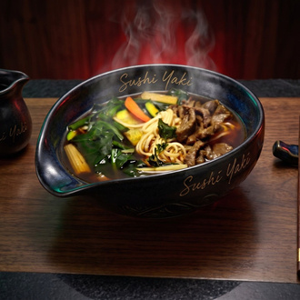 28- Sushi Yaki Gyuniki Yasai Ramen Çorba görseli