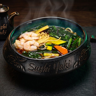 30- Sushi Yaki Ebi Yasai Ramen Çorba görseli