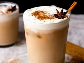 Ice Chia Tea Latte (8 Oz) görseli