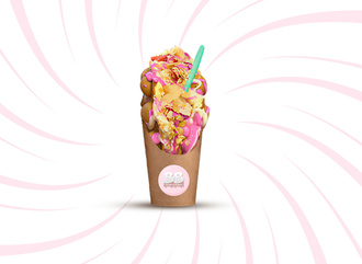 Cheesecake Bubble Waffle görseli