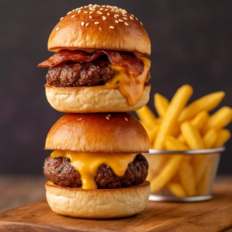 2'Li Mini Burger (Cheseburger + Special Burger) görseli