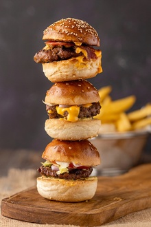 3'Lü Mini Burger (Classic + Chees + Special Burger) görseli