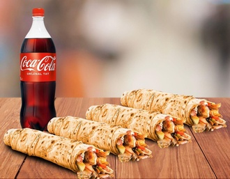 🥇Dörtlü Tavuk Jumbo Menü görseli