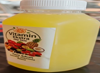 Ev Yapımı Çilekli Doğal Limonata (Büyük Boy) görseli