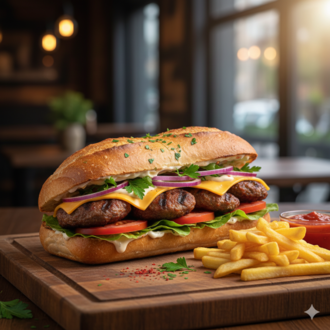 Köfte Sandviç görseli