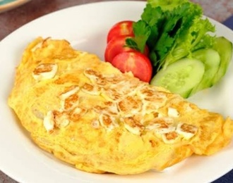 Çörek Otlu Patatesli Kaşarlı Omlet görseli
