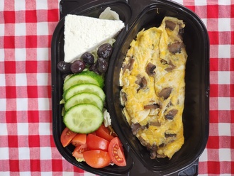Mantarlı Omlet Kahvaltı Tabağı görseli