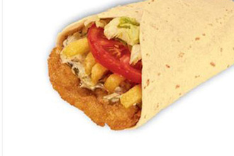 Tavuk Schnitzelli Tortilla görseli