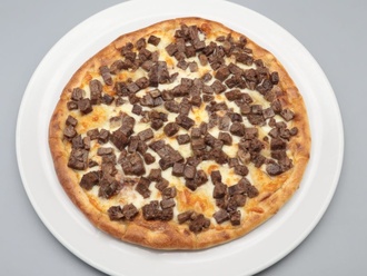 Kaşarlı Kavurmalı Pide (Yuvarlak) görseli