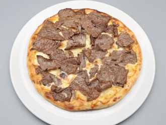 Kaşarlı Et Dönerli Pide (Yuvarlak) görseli