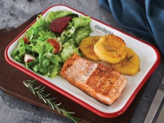 Izgara Teriyaki Somon Salata 150 Gr görseli