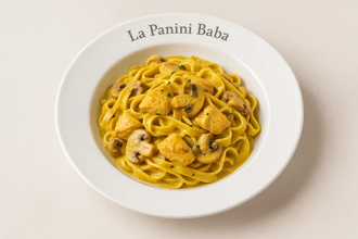 Körili Mantarlı Tavuklu Fettuccine görseli