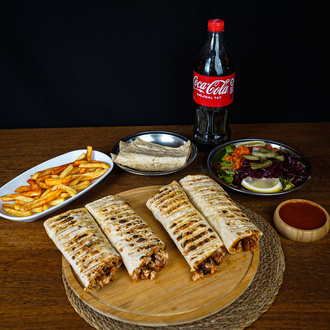 2'Li Tavuk Şiş Dürüm Menü görseli