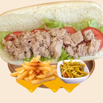 Ekmek Arası Patatesli Ton Balığı görseli