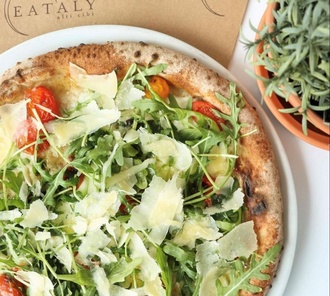 Pizza Pomodorini E Bufala Tam Buğday Hamur görseli